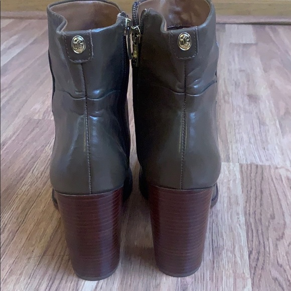 New brown leather round toe boots - Picture 4 of 8